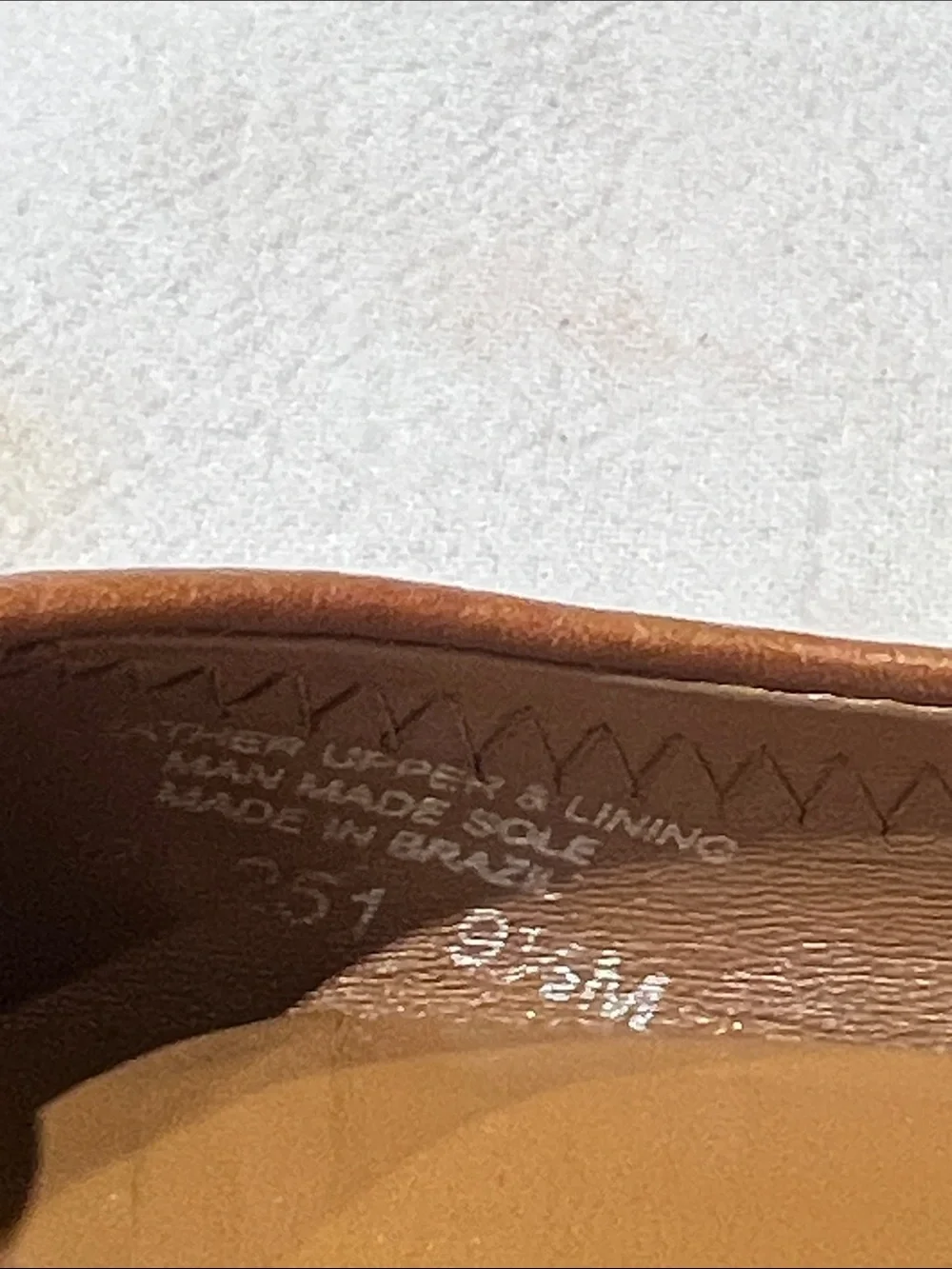 Tory Burch Women’s Brown Leather Logo Ballet Flats - 9.5M
